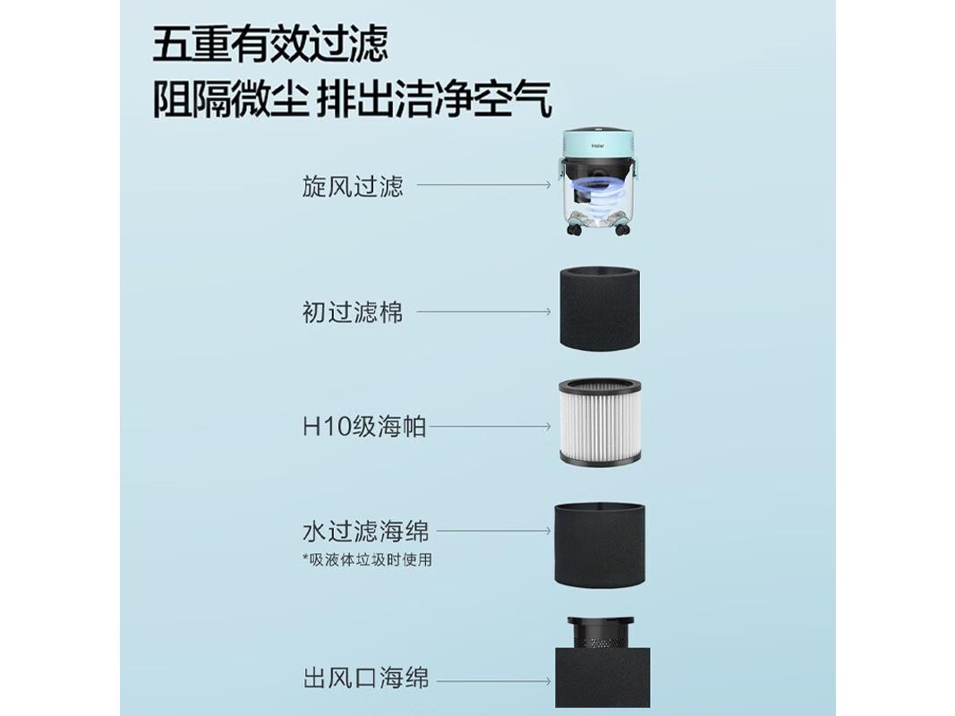 海尔 HZT810W 【知更蓝一键收线10L】HZ-T810A